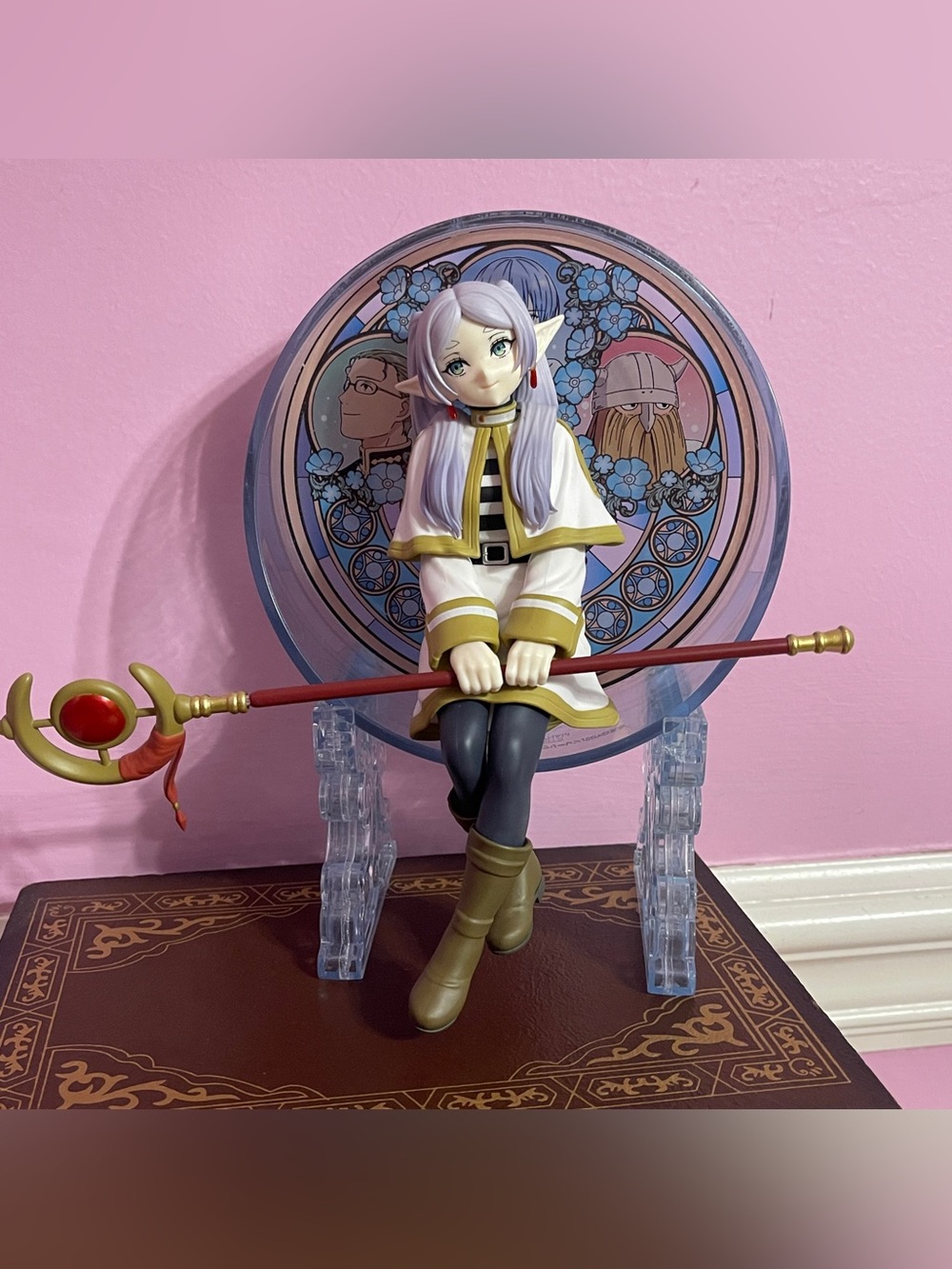 Frieren beyond journeys stained glass Figure banpresto anime kawaii lolita japan
